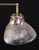 1910s 1910s X-Ray Glass Brass Pole Double Down Pendant Light For Sale - Image 5 of 12