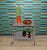 Small, elegant bar or tea trolley design classic, folding dinette made in france by textable de levallois perret. folding...