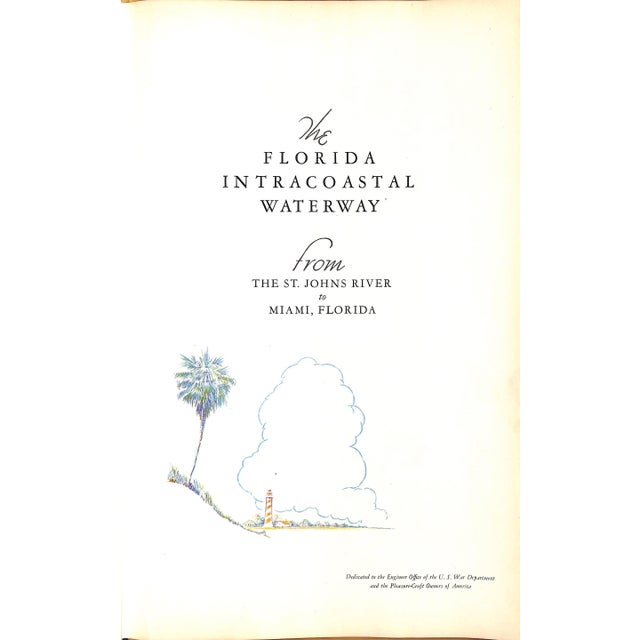 1930s "The Florida Intracoastal Waterway From the St. Johns River to Miami, Florida" 1935 For Sale - Image 5 of 12