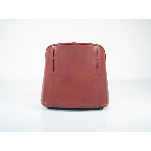 Cyprea Armchair by Afra and Tobia Scarpa for Cassina- Original Leather This piece is attributed to the mentioned...