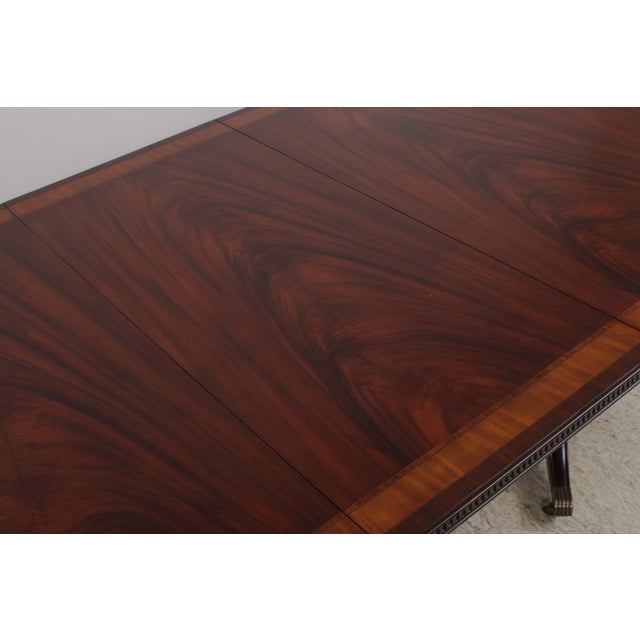 Maitland Smith Flame Mahogany Dining Table For Sale - Image 16 of 18