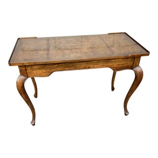 1920s French Solid Wood Console Table For Sale