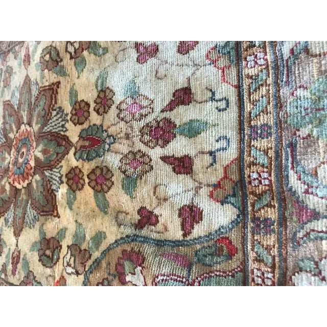 Textile Small Turkish Silk Cesare Rug For Sale - Image 7 of 12