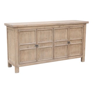 Antique Chinese Pine Cabinet For Sale