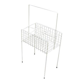 Mid-Century String Style Bottle Holder Bar For Sale