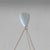 Italian Modern Three-Light Pendant Light in Opaline Glass and Iron, 1970s For Sale - Image 12 of 13