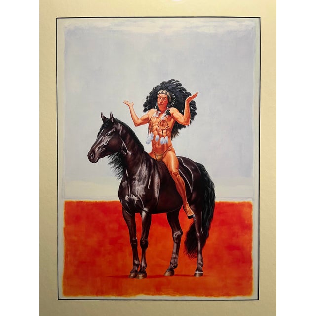 2023 KENT MONKMAN 'The Great Mystery' Open Edition Framed Print, Museum Glass Aprox. dimensions: Frame: 17.5"W x 24.5"H...