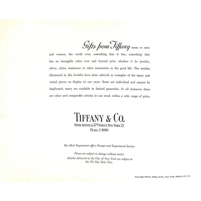 "Gifts From Tiffany" Book, 1953 For Sale - Image 4 of 12
