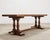 Early 20th Century Country French Provincial Oak Double Trestle Dining Table 7 Ft For Sale - Image 5 of 18