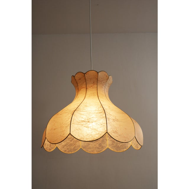 Cocoon Pendant Light, 1970s For Sale - Image 4 of 8