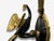 Bronze 1930s Neoclassical Style, Swan Sconces, Gilt Metal, Crystal, France - a Pair For Sale - Image 8 of 11