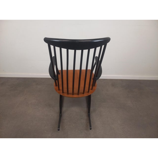 Scandinavian Rocking Chair by Ilmari Tapiovaara for Asko, 1950s For Sale - Image 11 of 15