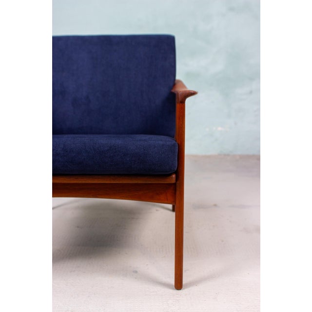 Mid-Century Modern Vintage Teak Lounge Chair by Ib Kofod-Larsen, 1960s For Sale - Image 3 of 14