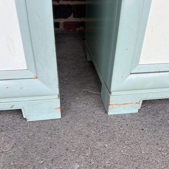 Pair of Kittinger Greek Key 3-Drawer Chests / Nightstands For Sale - Image 11 of 12