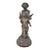Bronze Sculpture Double Figure Antique Signed F Sanzel Large For Sale