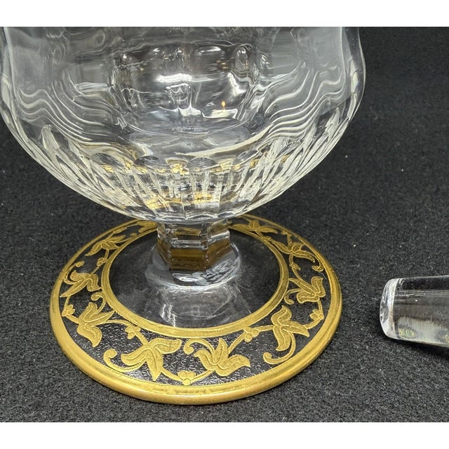 Glass Mid 20th Century Cristal St Louis Decanter For Sale - Image 7 of 9