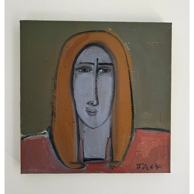 16"h x 16"w acrylic, oil on canvas. Unframed. Ready to hang. Copyright 2026