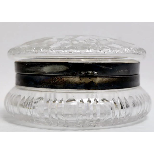 Brilliant Cut Powder Jar, Jewelry Box by C F Monroe For Sale - Image 12 of 12