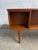 Danish Teak Mid Century Modern Freestanding Desk 1960s Bookshelf Back For Sale - Image 4 of 9
