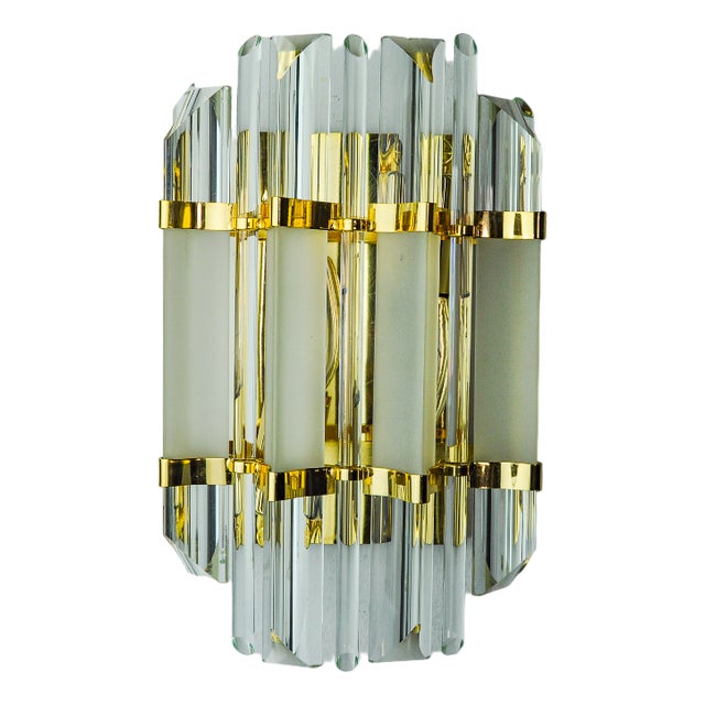 Vintage Italian Wall Lamp from Venini, 1970 For Sale