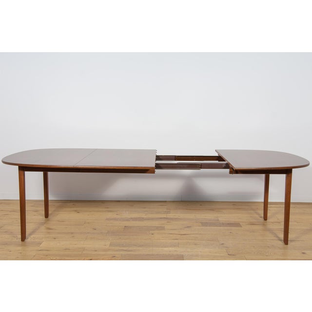 Wood Mid-Century Extendable Dining Table by Ole Wanscher for Poul Jeppesens Furniture Factory, Denmark, 1960s For Sale - Image 7 of 18