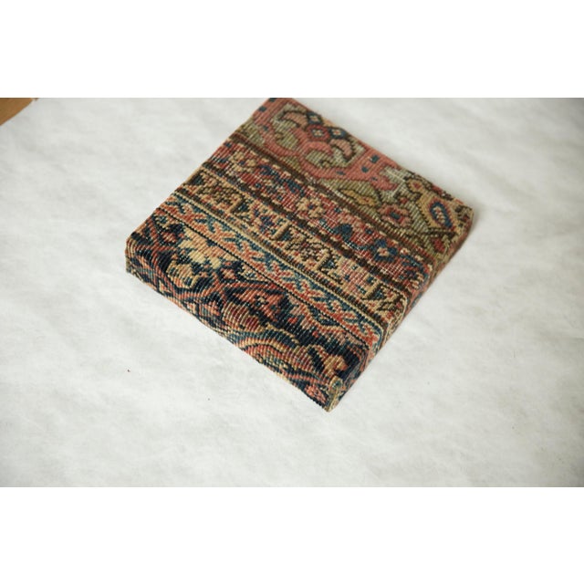 2020s Decorative Cork Board Antique Fereghan Rug Fragment Art For Sale - Image 5 of 12