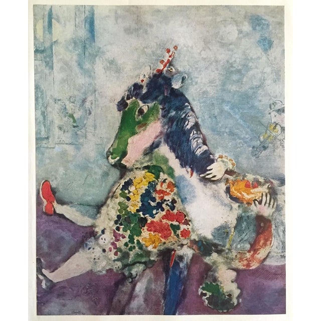 Marc Chagall Vintage 1958 First Edition Lithograph Print