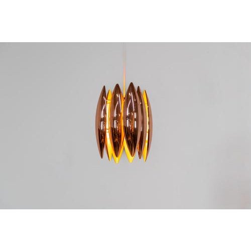 Copper Kastor Pendant Lamp by Jo Hammerborg For Sale - Image 12 of 13