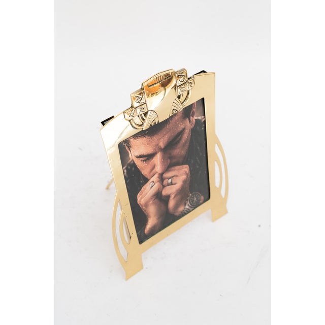 Art Nouveau Picture Frame with Glass, 1910s For Sale - Image 10 of 17