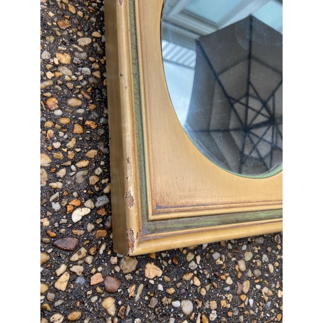 Vintage Mid Twentieth Century Distressed Country French Trumeau Mirror For Sale - Image 6 of 8