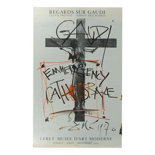 Emergency Cathedral: Gaudi Poster after Dali For Sale