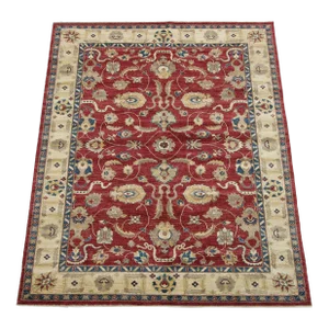 Handmade Lahore Area Rug 10'6" X 7'2"