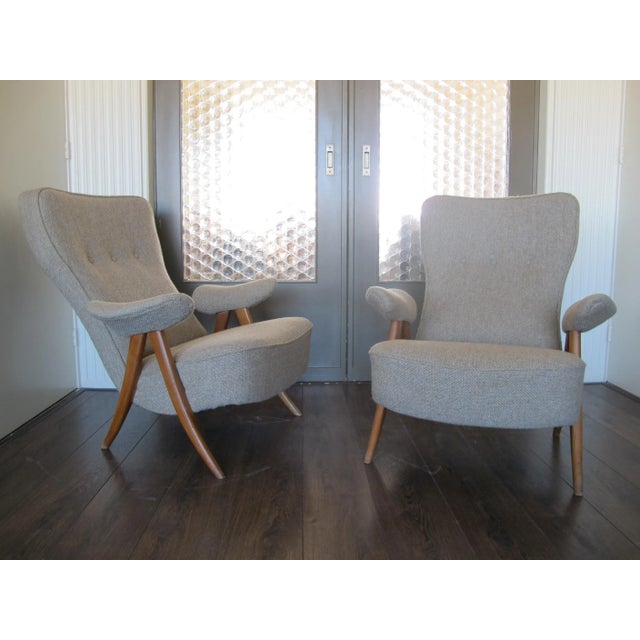 Set of Mid-Century Lounge Chairs by Theo Ruth for Artifort, 1950s For Sale - Image 6 of 9
