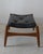 Liceu de Artes e Ofícios Attributed Liceu De Artes E Oficios Cognac Leather Lounge Chair and Ottoman, Brazil 1960s For Sale - Image 4 of 16