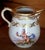 18th Century Royal Vienna Hand Painted Cherubs and Floral Ornate Scroll Creamer For Sale - Image 4 of 12