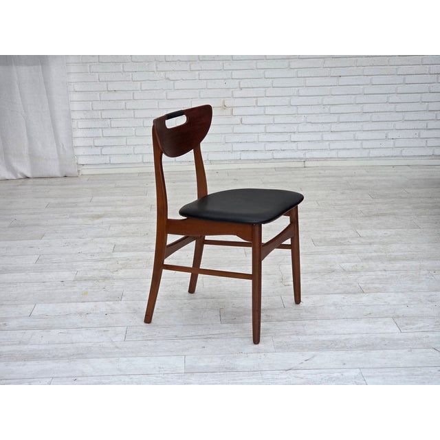 Black Danish Dining Chairs, 1960s, Set of 4 For Sale - Image 8 of 18