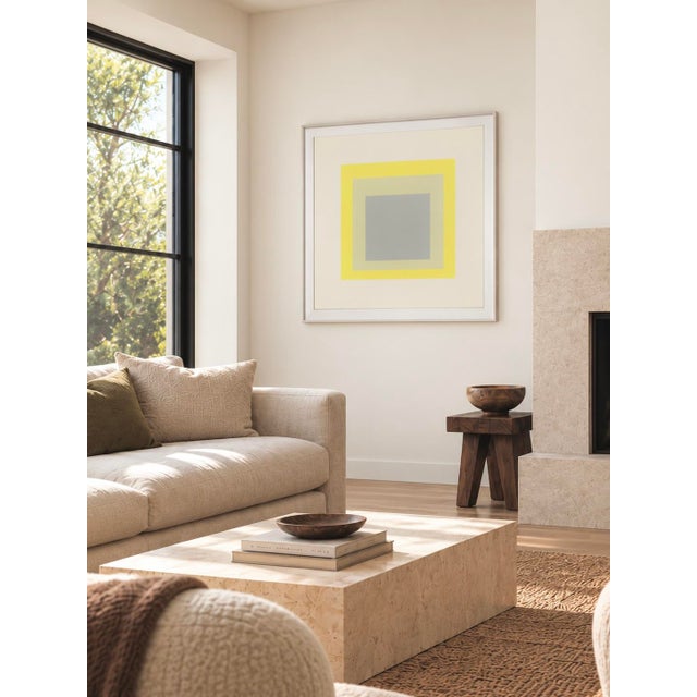 Yellow Josef Albers I-S E, 1970 For Sale - Image 8 of 8