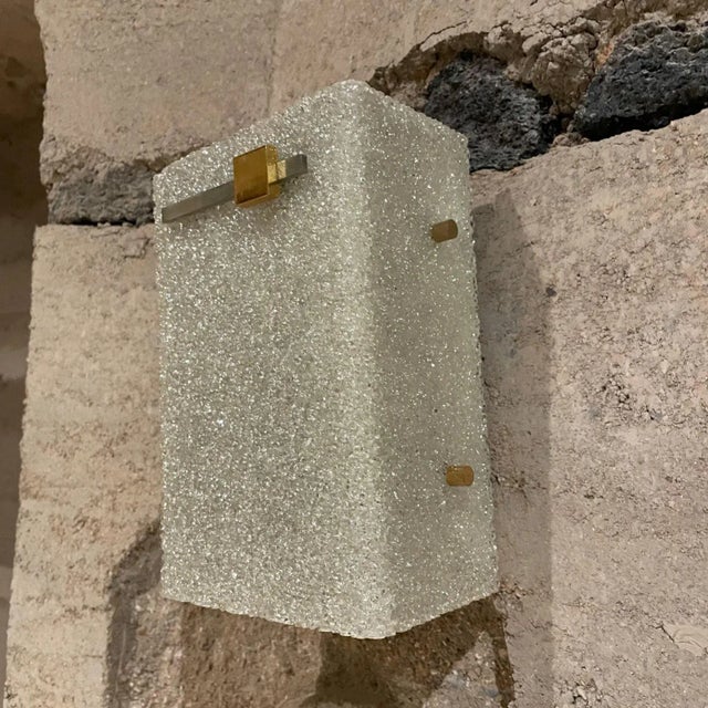 1970s 1970s Minimalist Modern Arlus Textured Wall Sconces, France - a Pair For Sale - Image 5 of 12