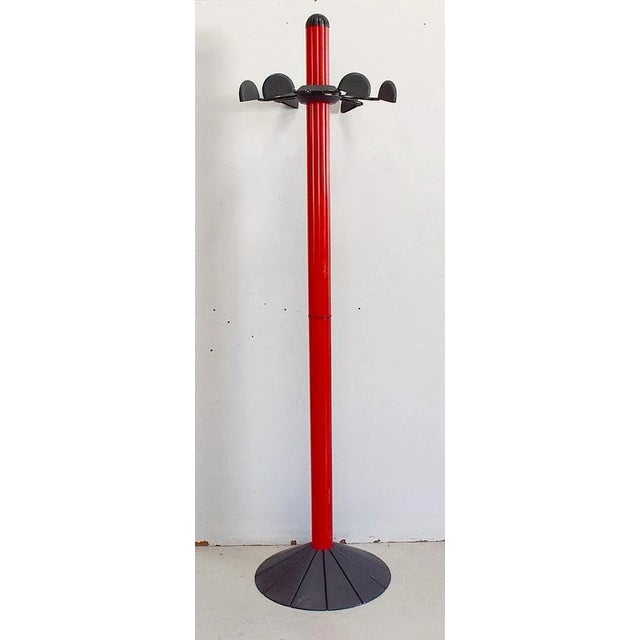 Vintage Lacquered Metal Coat Rack from Seccose, 1980s For Sale - Image 12 of 12