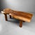 Wood Japanese Organic Live Edge Side Table in Zelkova Wood, 1960s For Sale - Image 7 of 12