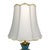 Vintage Neoclassical Hand Painted Porcelain & Brass Lamp C1940 For Sale - Image 4 of 11