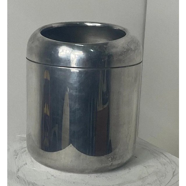 Vintage Ice Bucket in Metal from Cristofle, 1970 For Sale - Image 4 of 12
