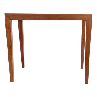 Danish Rosewood Side Table by Severin Hansen for Haslev Møbelsnedkeri, 1960s For Sale
