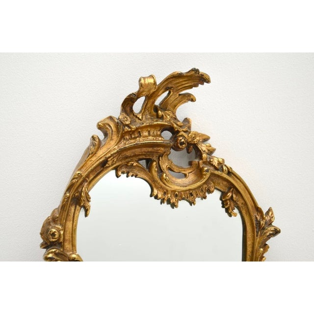 A stunning and extremely well made antique French gilt bronze mirror, dating from around the 1900-1920 period. This is of...