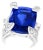 AGL Certified Natural 35.12 Carat Cushion-Cut Tanzanite Ring 4.5 Carat Diamonds For Sale