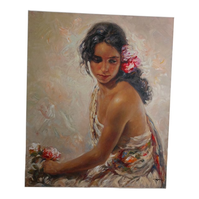 "Andaluza" by José Royo – Printer’s Proof 2/7 on Clayboard For Sale
