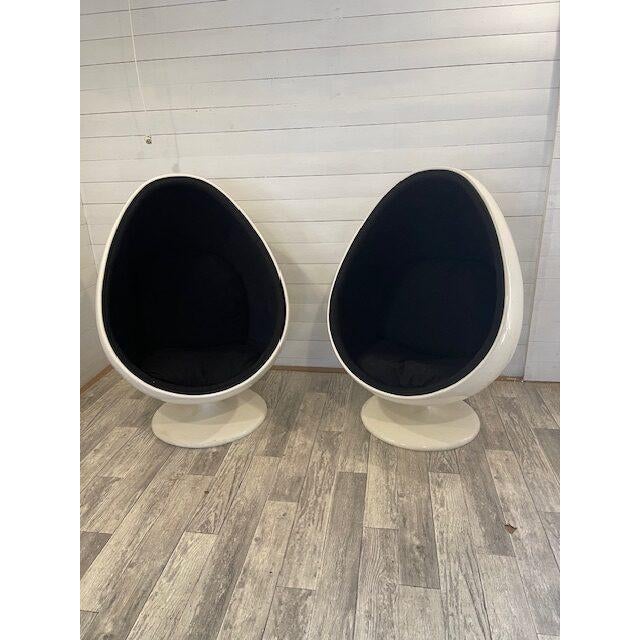 Vintage Egg Ovalia Armchair from Thor-Larsen, 1970s, Set of 2 For Sale - Image 15 of 17