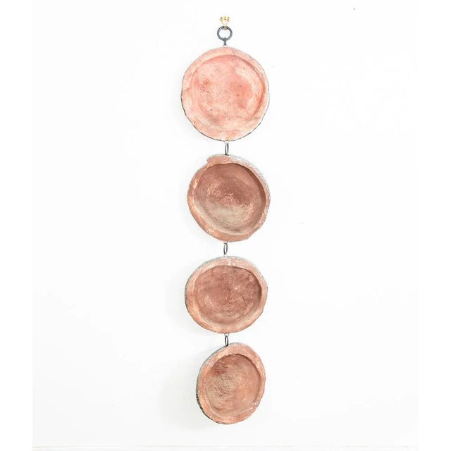 Roman / Greek wall hanging plaques all connected together by metal chain for hanging. Scenes of Pegasus and war heroes are...