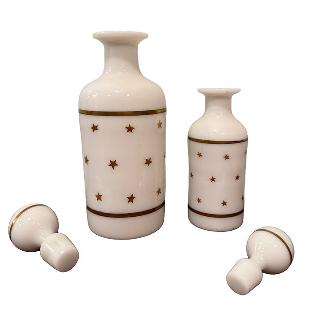 Imagine these lovelies on your vanity, dressing table, bathroom shelf or grouped into a collection of Portieux...