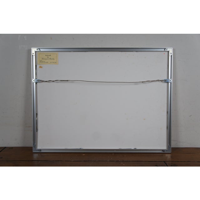 Mid 20th Century Margaret Mailly Lehigh Valley Railroad Dorothy Train Inspection Watercolor Print, Framed For Sale - Image 12 of 12